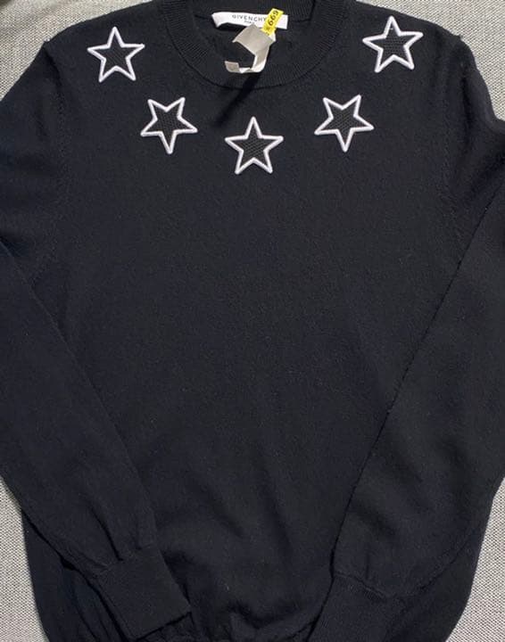 クリーニング済✨【良品】GIVENCHY ジバンシー　スターパッチ　セーター　M