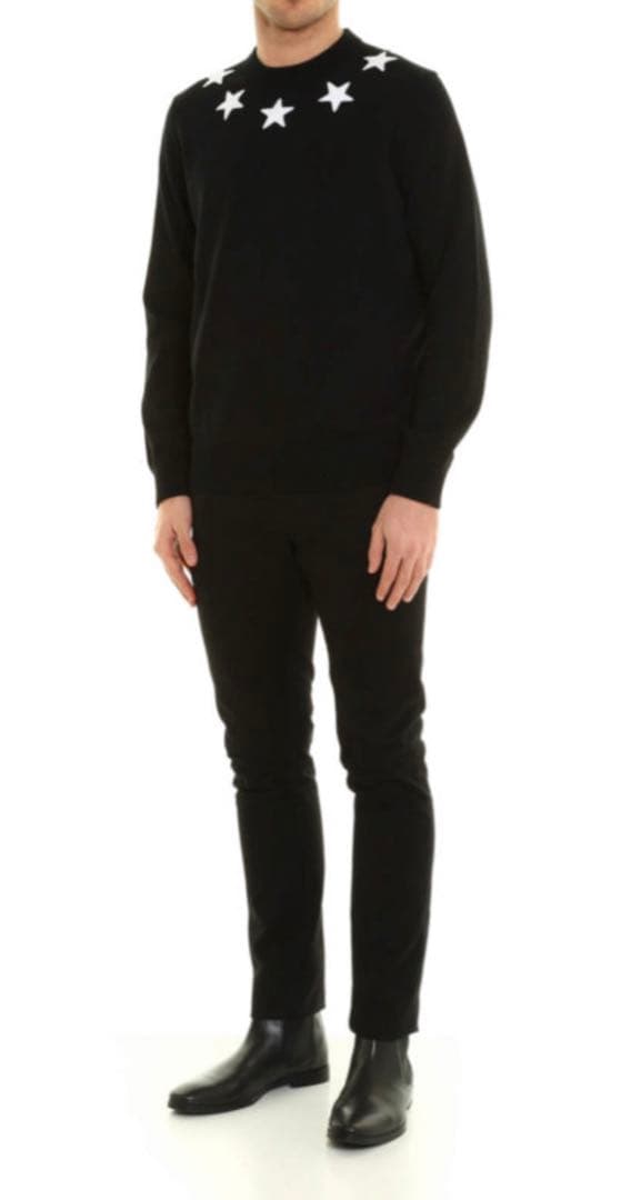 クリーニング済✨【良品】GIVENCHY ジバンシー　スターパッチ　セーター　M