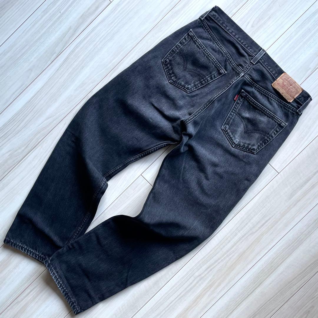極上フェードブラック！神サイズのW34L30！90s Levi’s501 USA