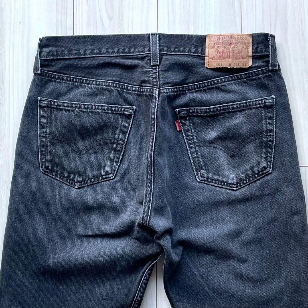 極上フェードブラック！神サイズのW34L30！90s Levi’s501 USA