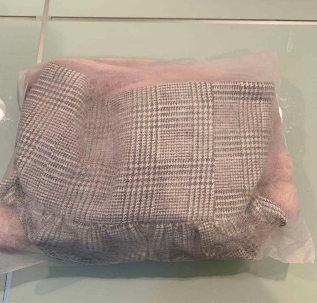 新品未使用タグ付正規品piumピウムファー付きティアードミニスカート