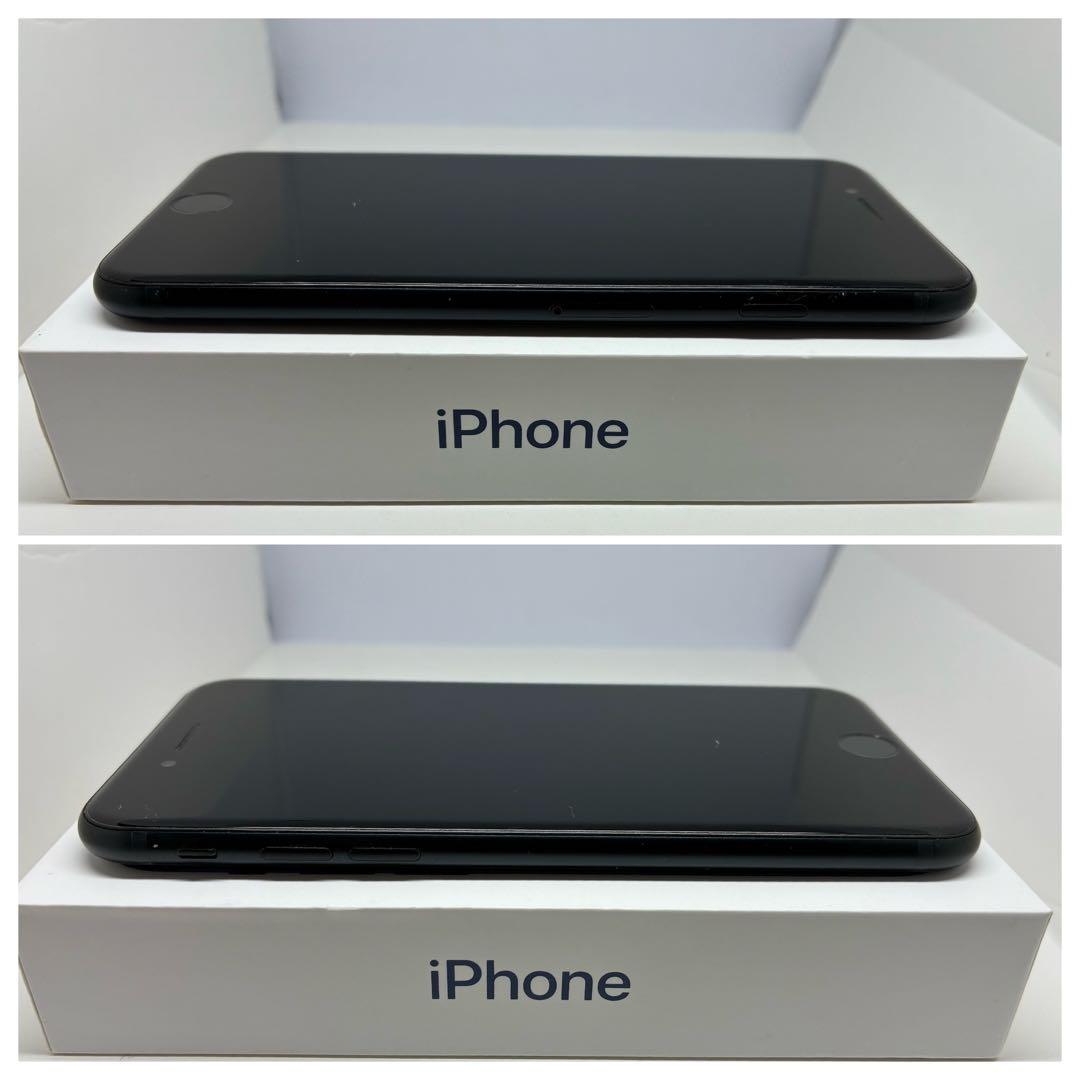 【極美品】iPhone SE3 64G ブラック　SIMフリー　純正新品バッテリ