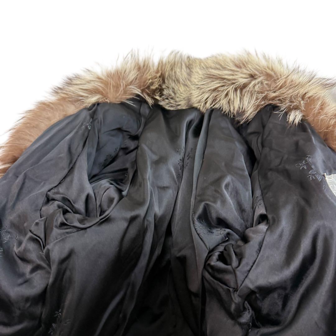 サガフォックス 1833 シルバーフォックス 毛皮 リアルファーコート