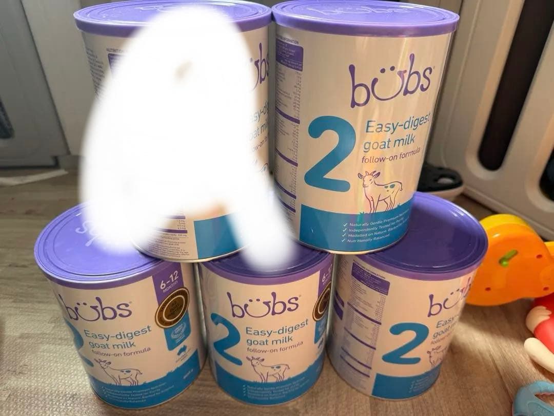 bubs Easy-digest goat milk 4缶セット