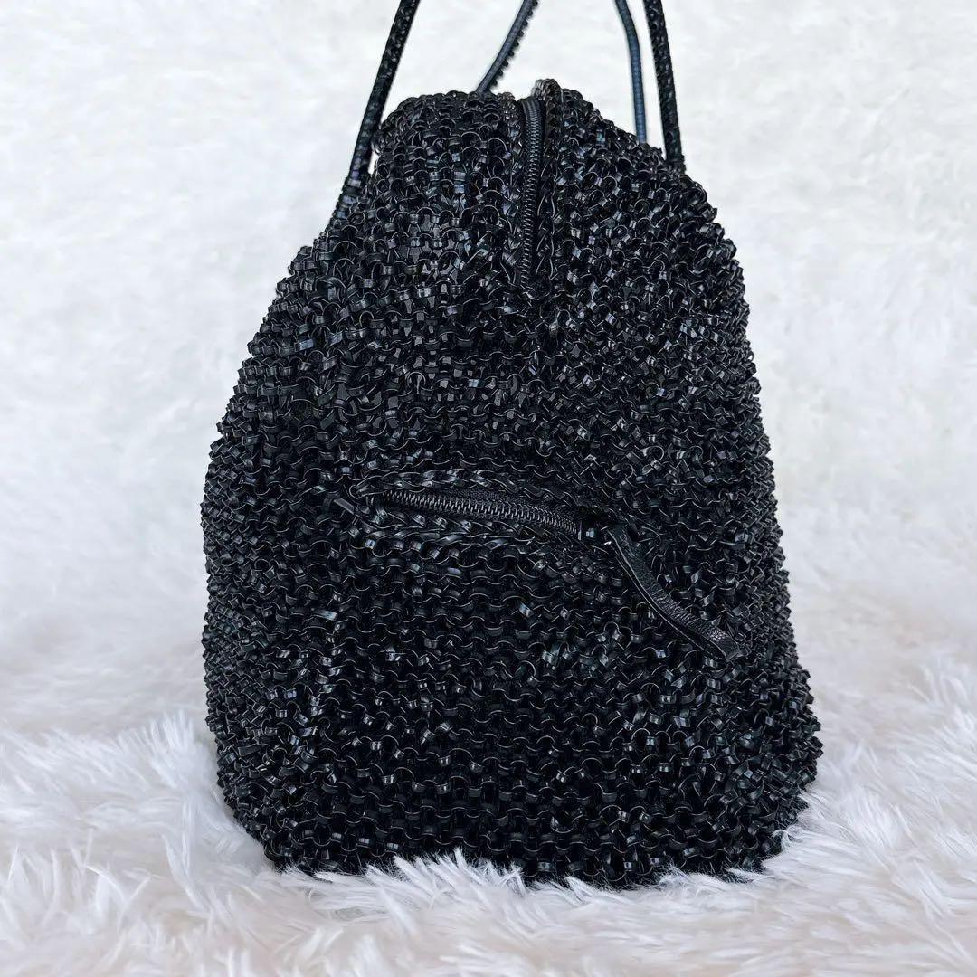 アンテプリマ　スカル　ドクロ　ワイヤーバッグ　ブラック　ユニセックス　個性的