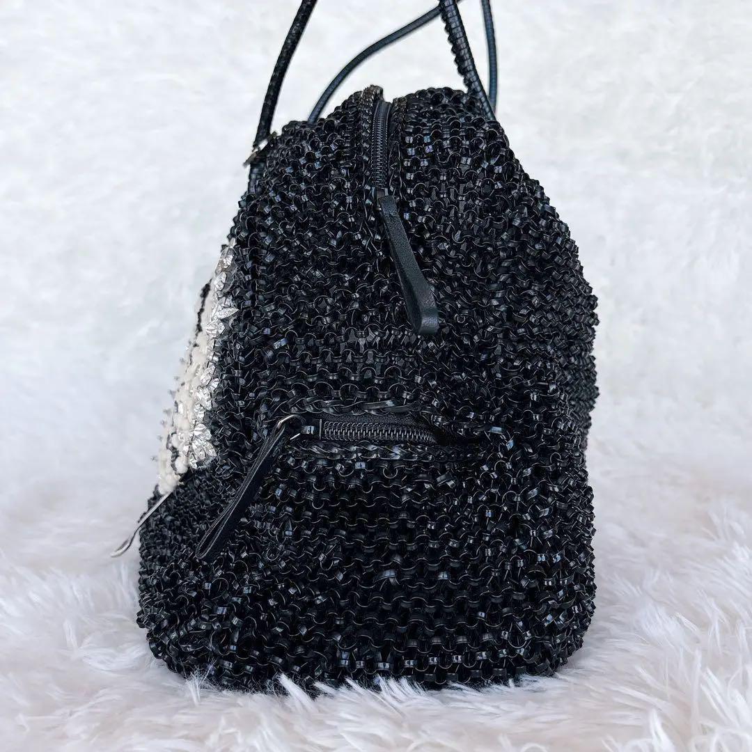 アンテプリマ　スカル　ドクロ　ワイヤーバッグ　ブラック　ユニセックス　個性的