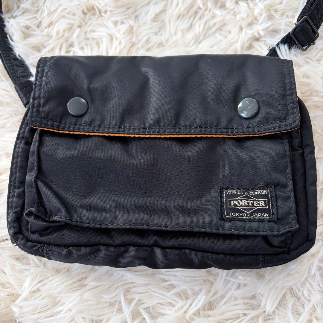 【極美品】ポーター タンカー サコッシュ 2way ブラック 吉田カバン