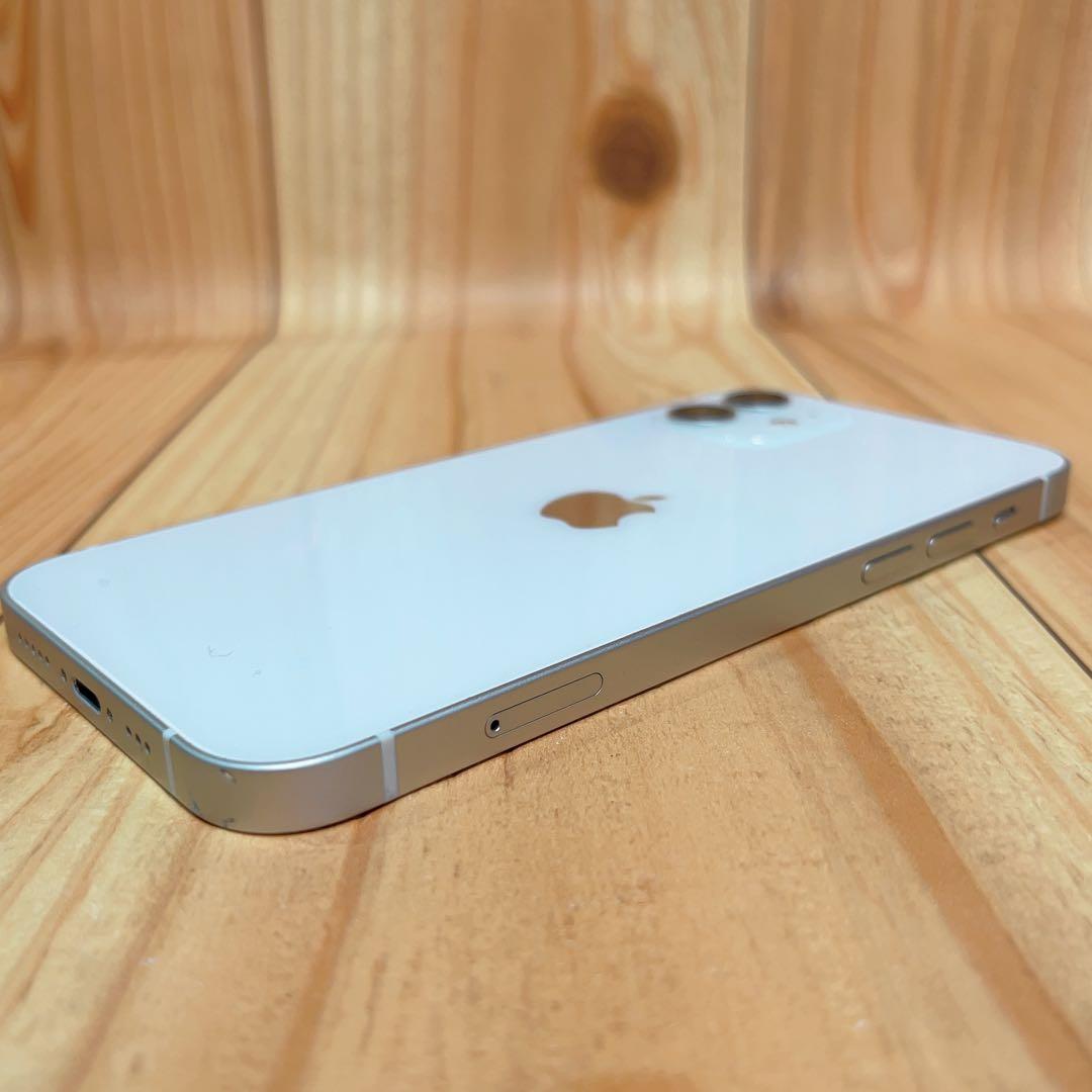 SIMフリー 本体 iPhone 12 64 GB ホワイト 542 電池新品