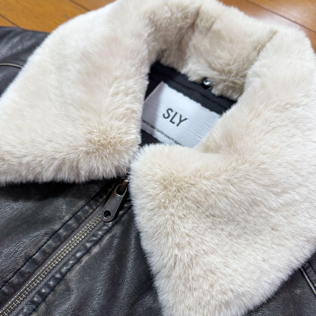 SLY VINTAGE F LEATHER S ブルゾン