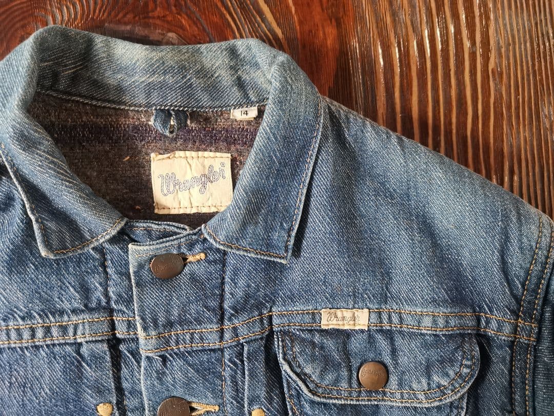 Wrangler白タグ後期60s70sヴィンテージGジャンラングラー