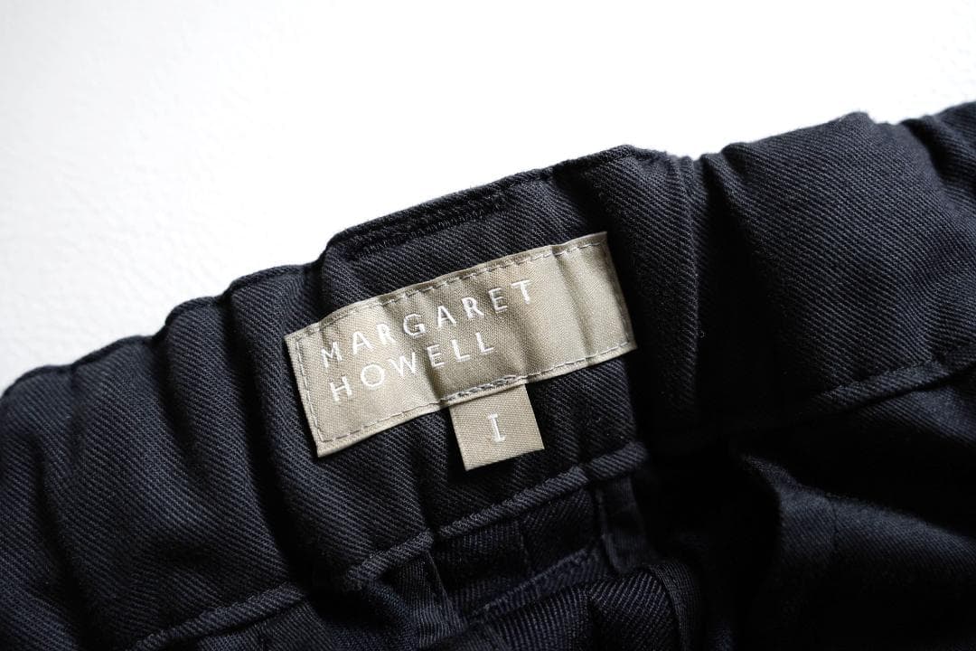411t*美品 マーガレットハウエル コットンウール ツイル パンツ