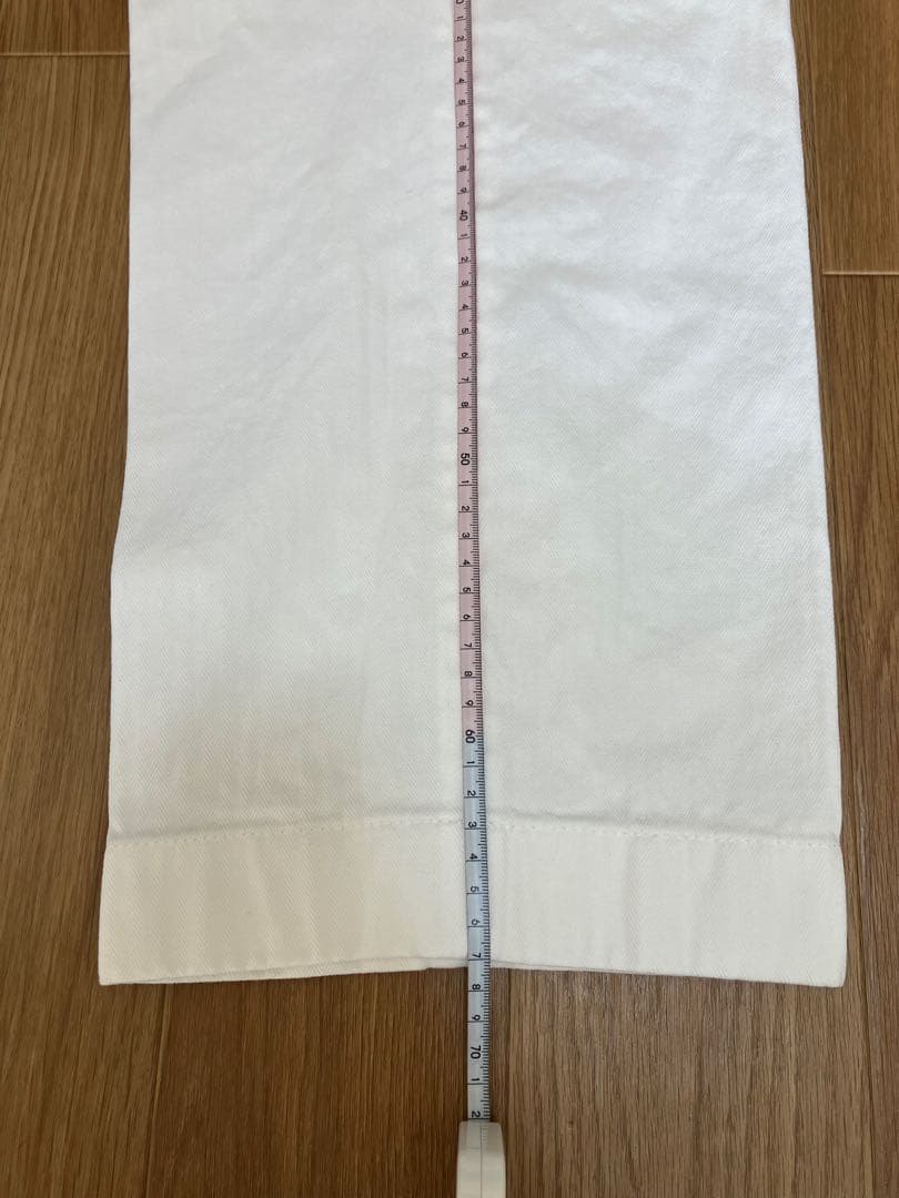 パンツ G&F Co.- HERRINGBONE TROUSER _ WHITE