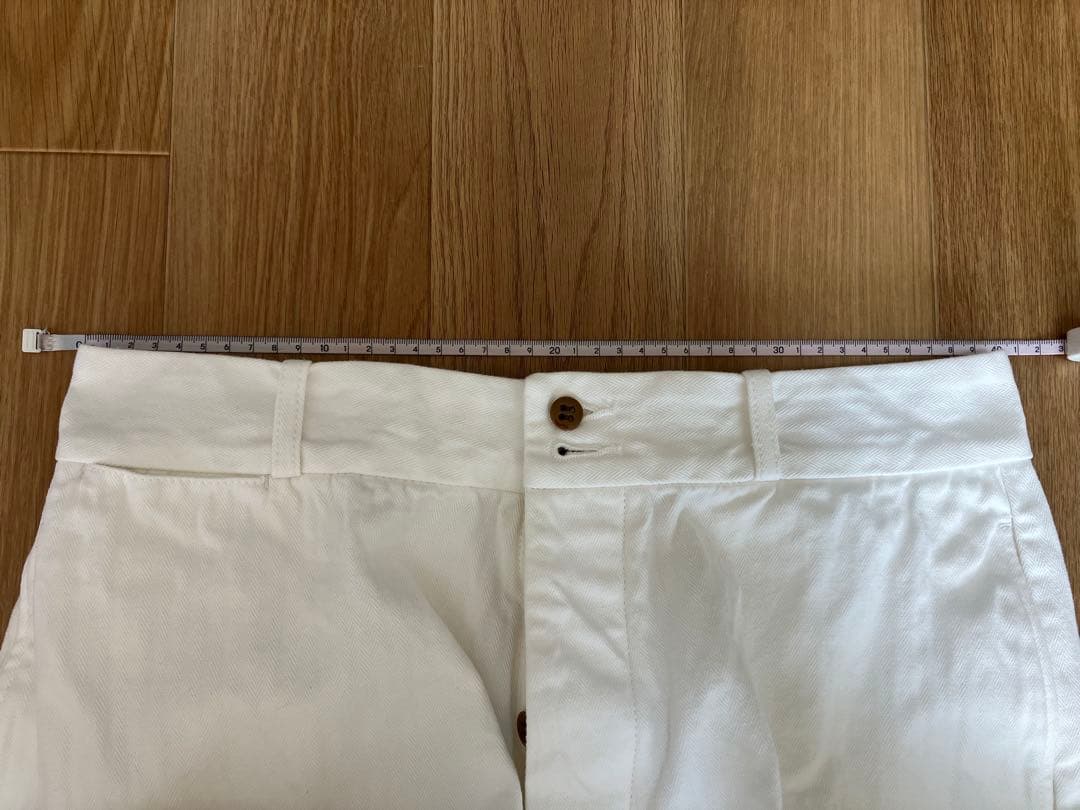 パンツ G&F Co.- HERRINGBONE TROUSER _ WHITE