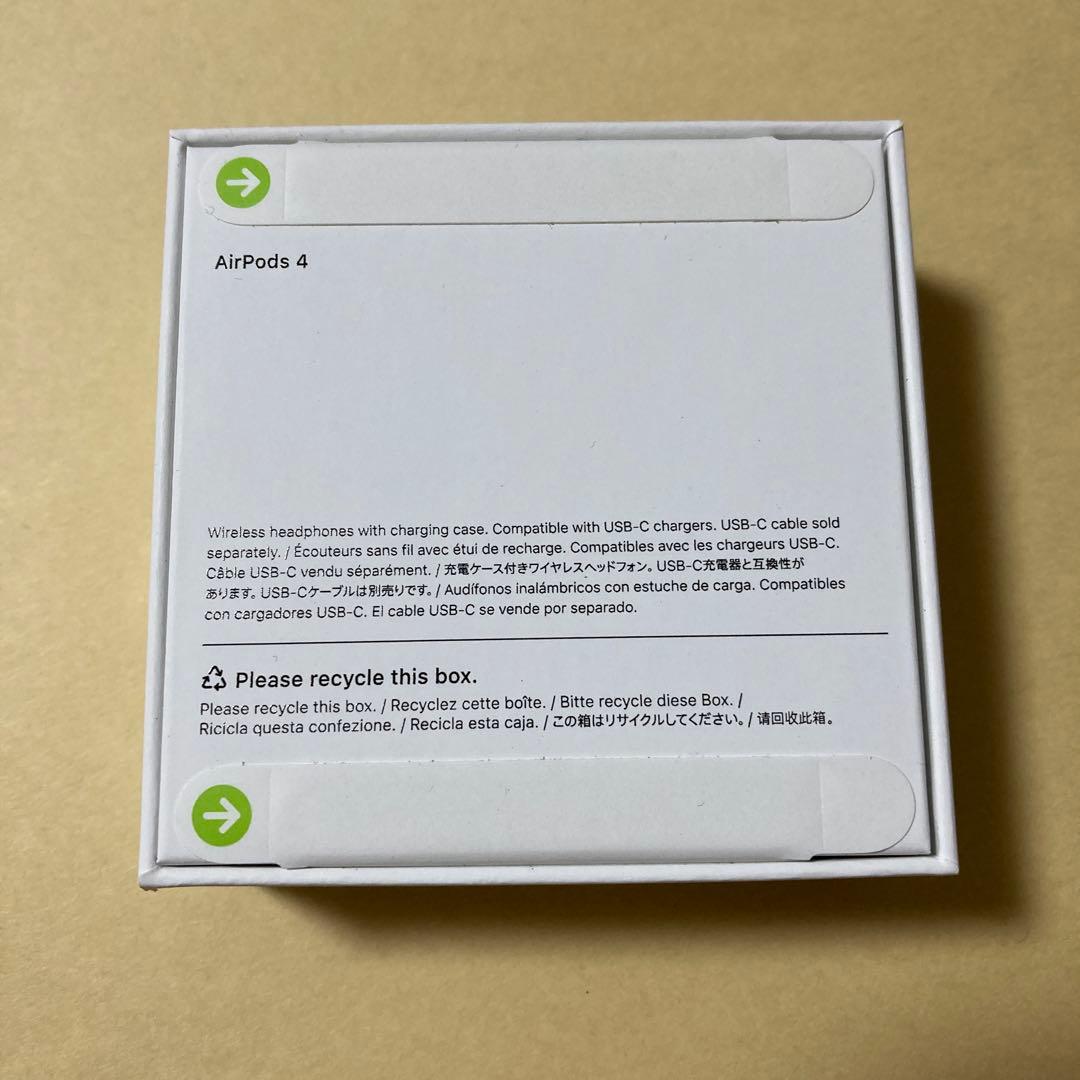Apple Airpods4 新品未開封