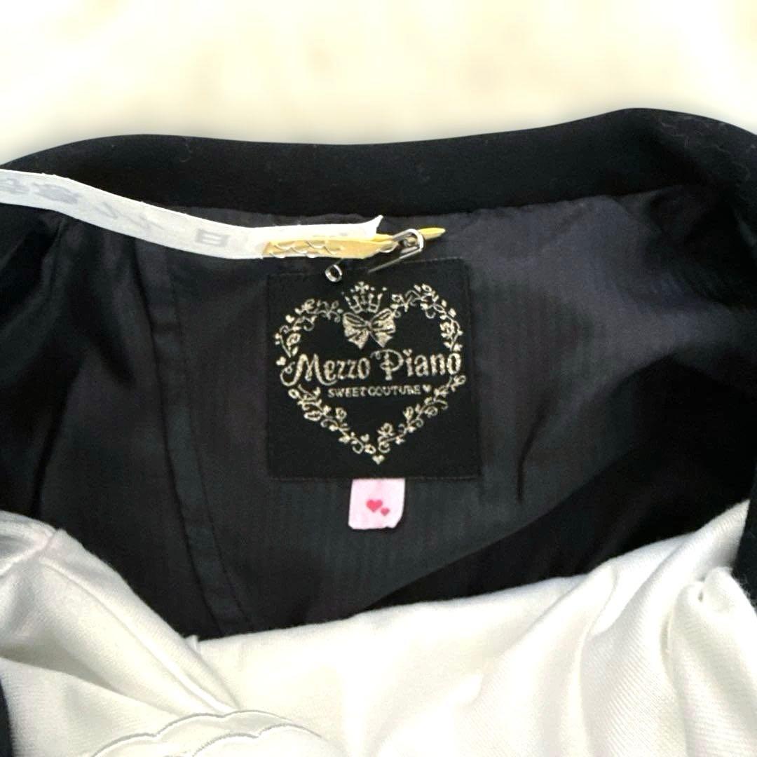 メゾピアノ　フォーマル　セレモニー　ブレザー　セーラー　花柄