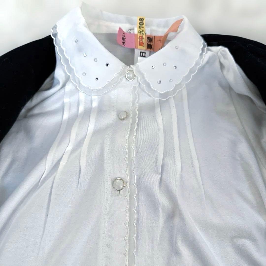 メゾピアノ　フォーマル　セレモニー　ブレザー　セーラー　花柄