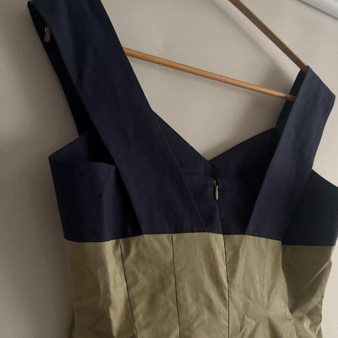 【Vivienne Westwood】bi-colour dress