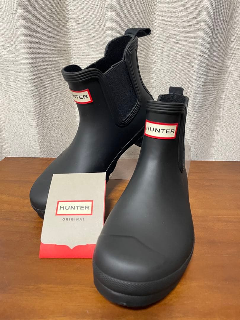 HUNTER チェルシー サイドゴア　ハンター　ショート UK5 レインブーツ
