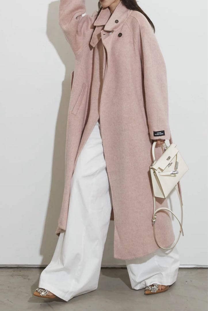 未使用☆ ANDREA & Co. ペールウールコート F