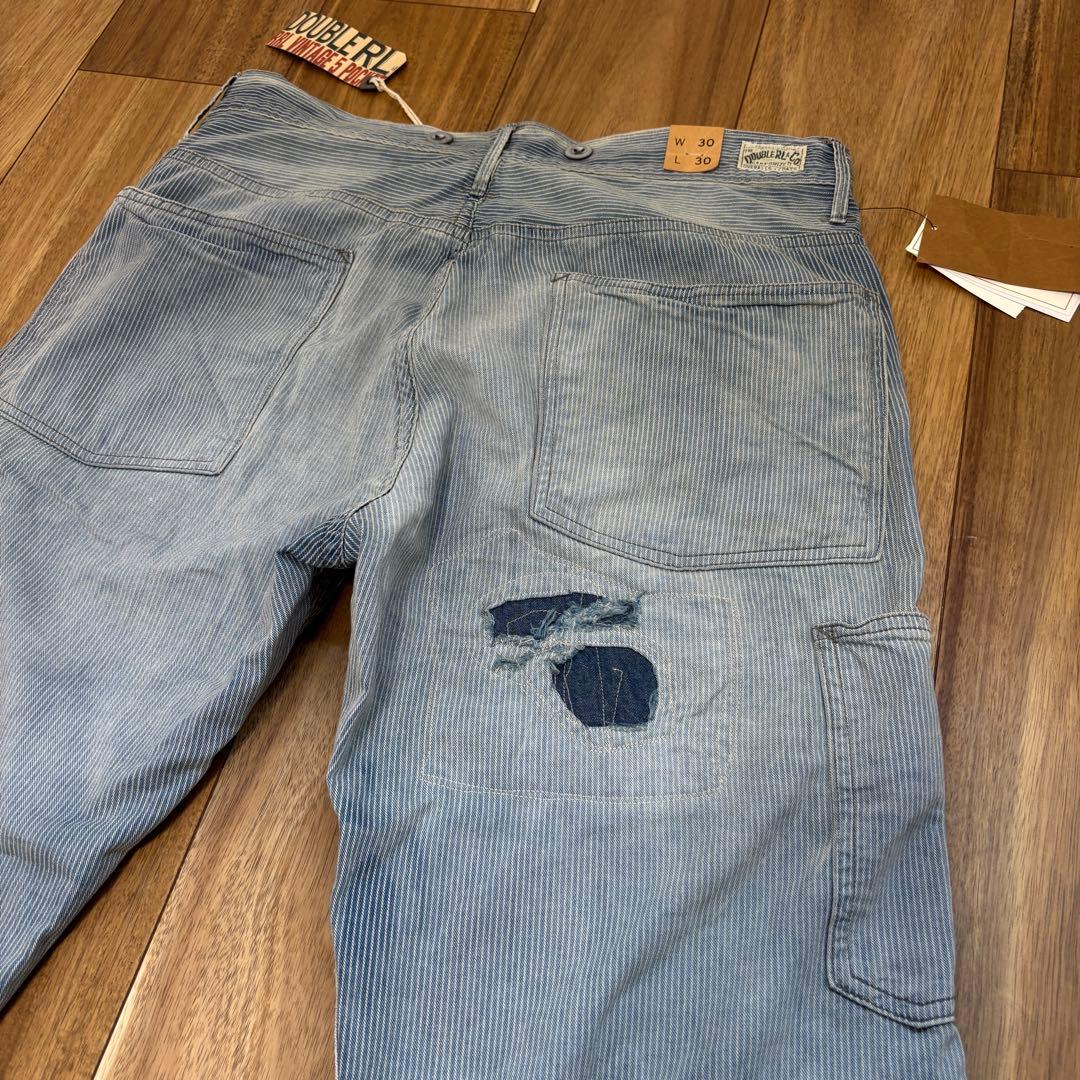 【新品】RRL ダブルアール ヒッコリー ペインターパンツ デニム w30