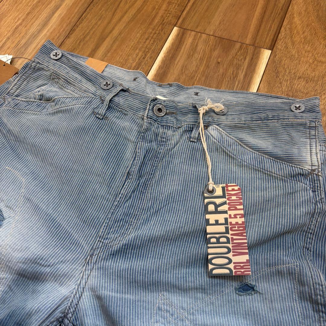 【新品】RRL ダブルアール ヒッコリー ペインターパンツ デニム w30