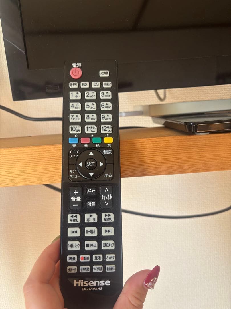 Hisense 液晶テレビ リモコン付き