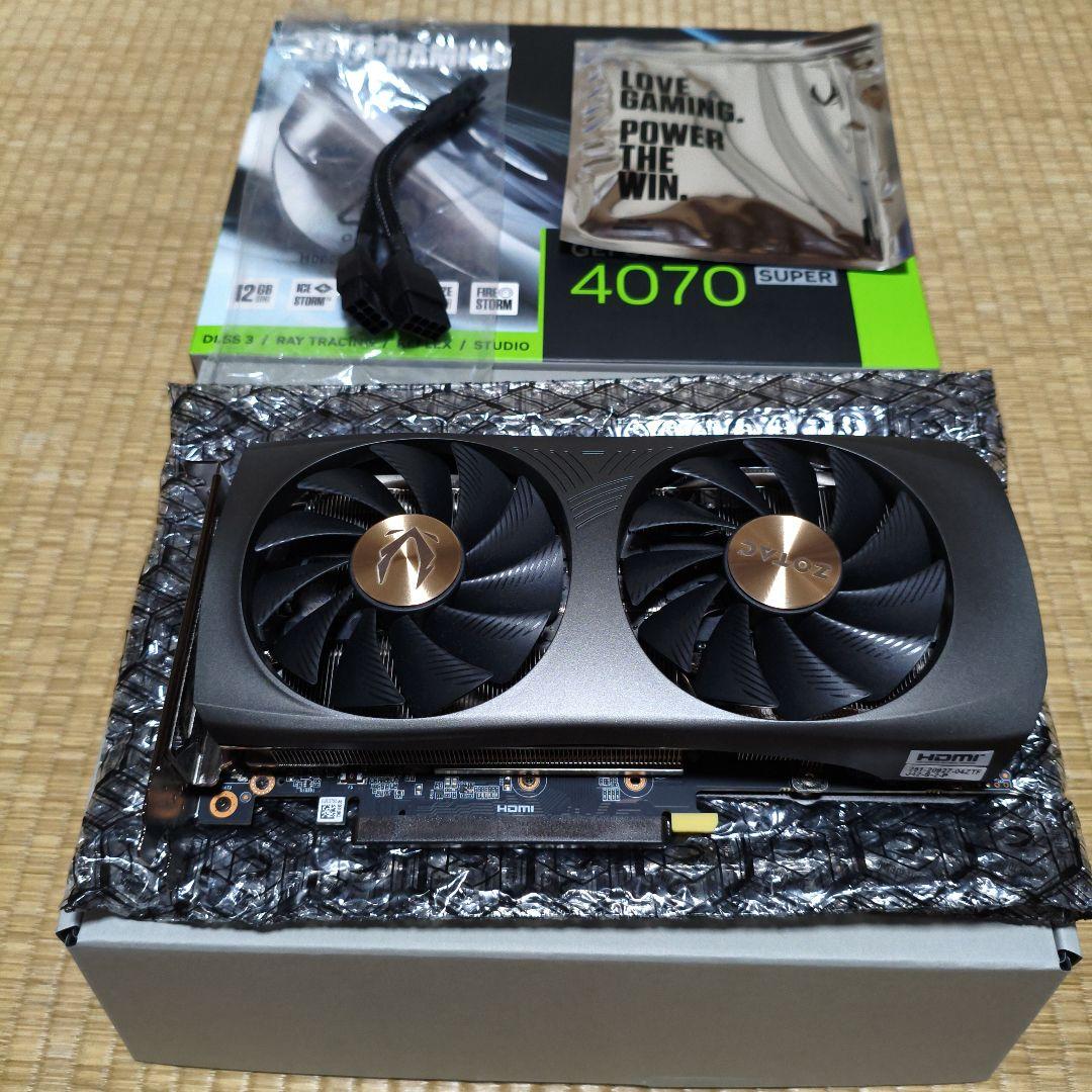 グラフィックボード・グラボ・ビデオカード ZOTAC GAMING GeForce RTX 4070 SUPER