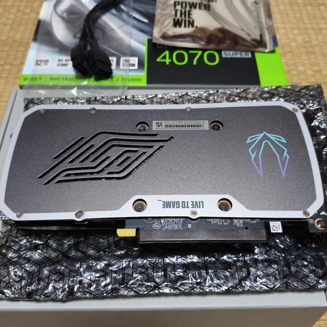グラフィックボード・グラボ・ビデオカード ZOTAC GAMING GeForce RTX 4070 SUPER