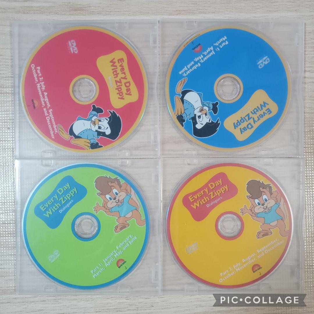 83‐⑫DWE Every Day With Zippy DVD4枚