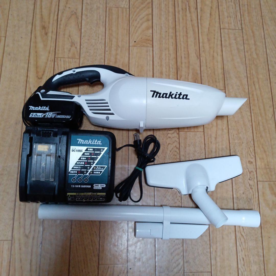 マキタ18V充電式クリーナーCL180FD 純正バッテリー、純正急速充電器付