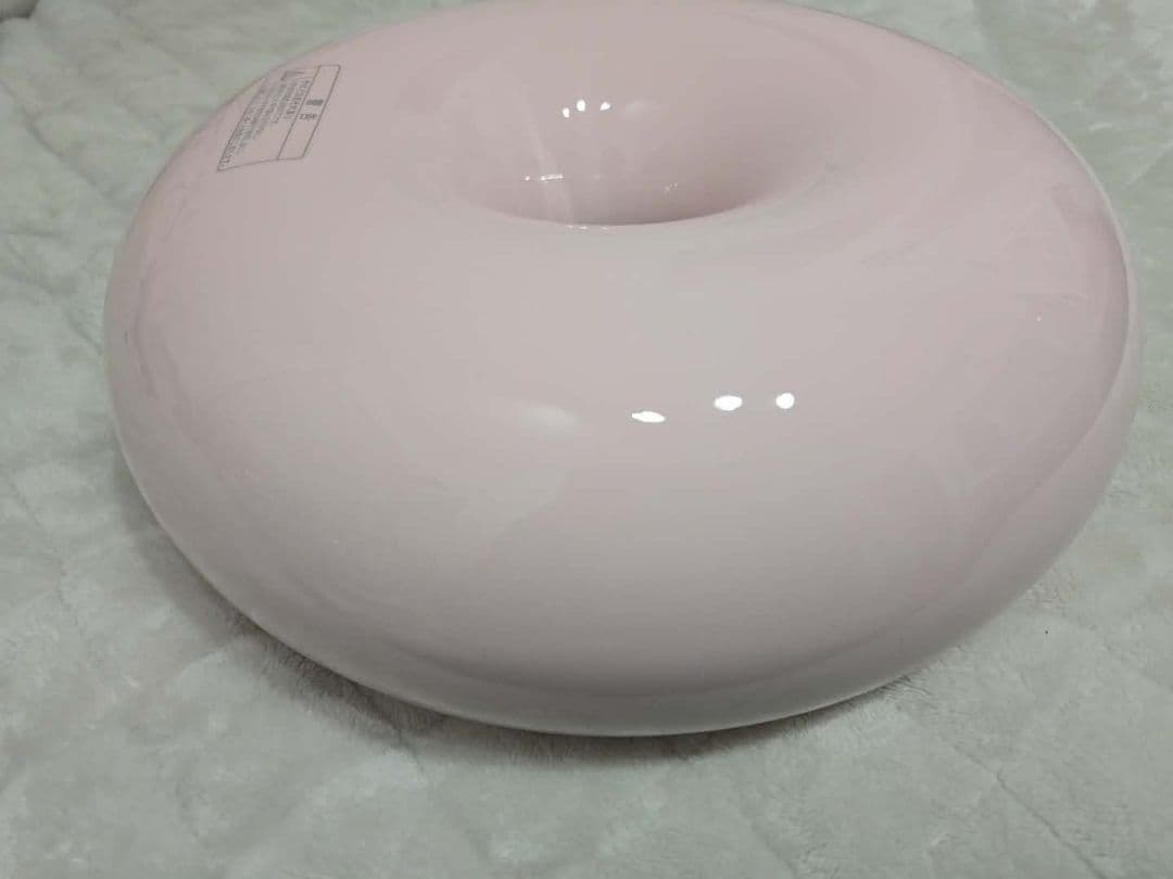 プラスマイナスゼロ スチーム式加湿器 ドーナツ型 XQK-Q030 ピンク