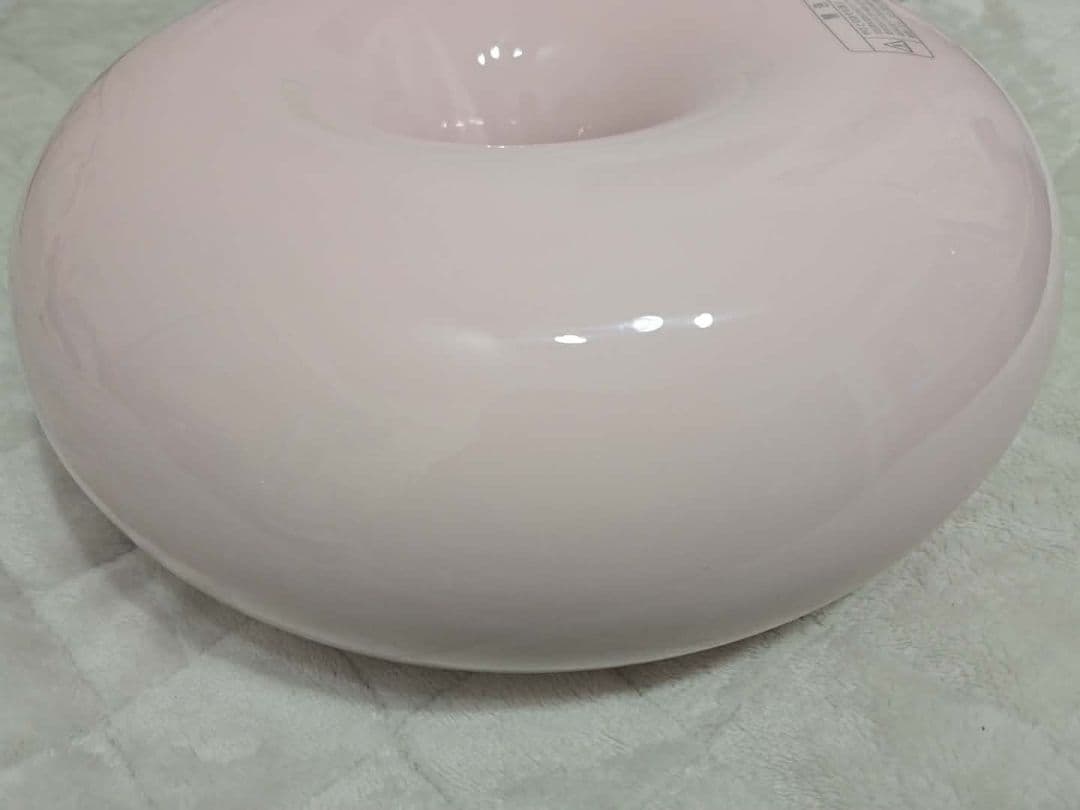 プラスマイナスゼロ スチーム式加湿器 ドーナツ型 XQK-Q030 ピンク