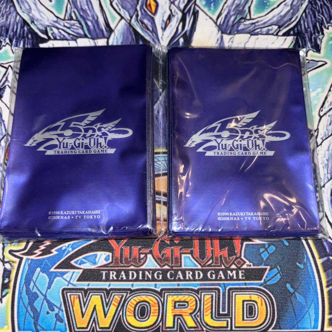 5D's Tin缶 スリーブ 紺 青 パープル ブルー 遊戯王 海外 英語 米