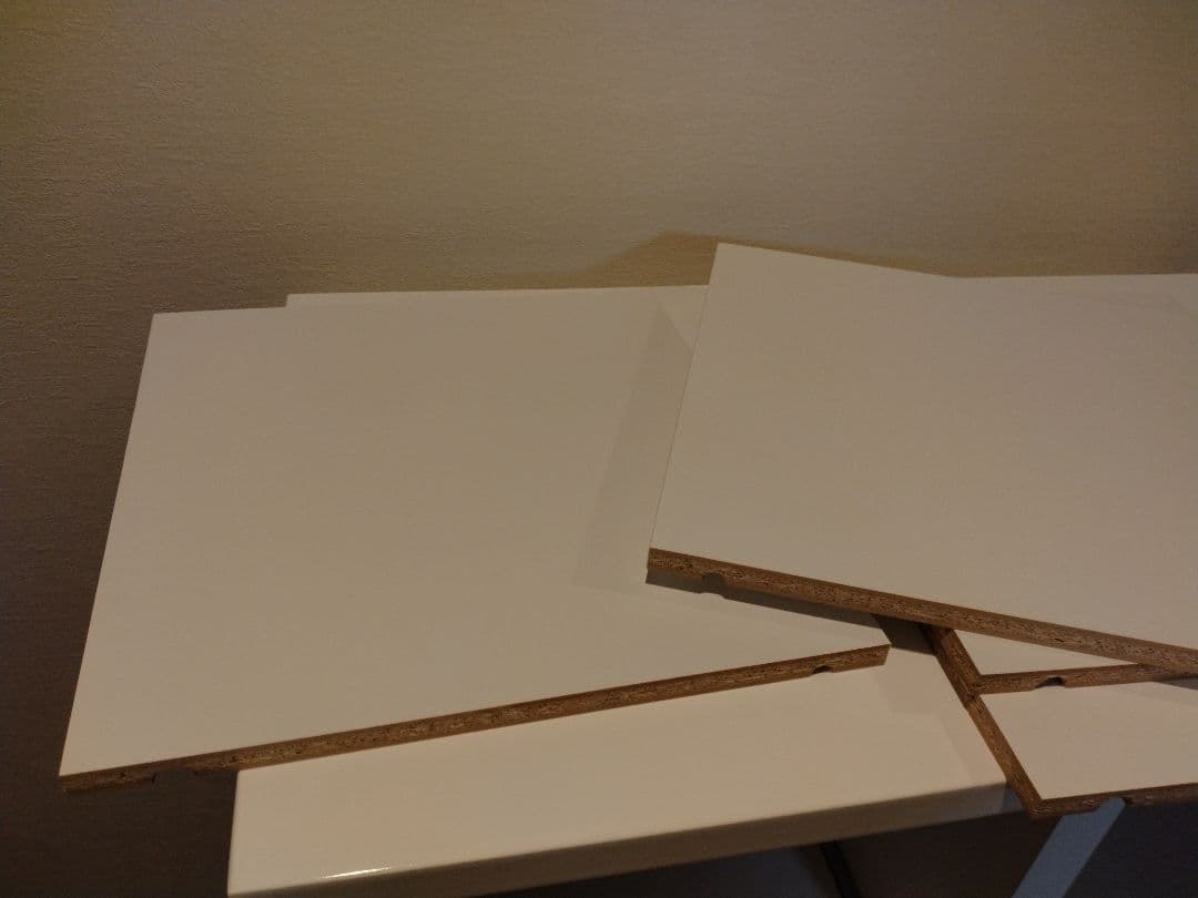 引取歓迎♪ニトリ・キッチンカウンター・食器棚、木製レンジボード　ホワイト　白色