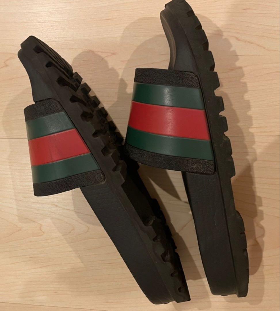 GUCCI サンダル ブラック シェリーライン