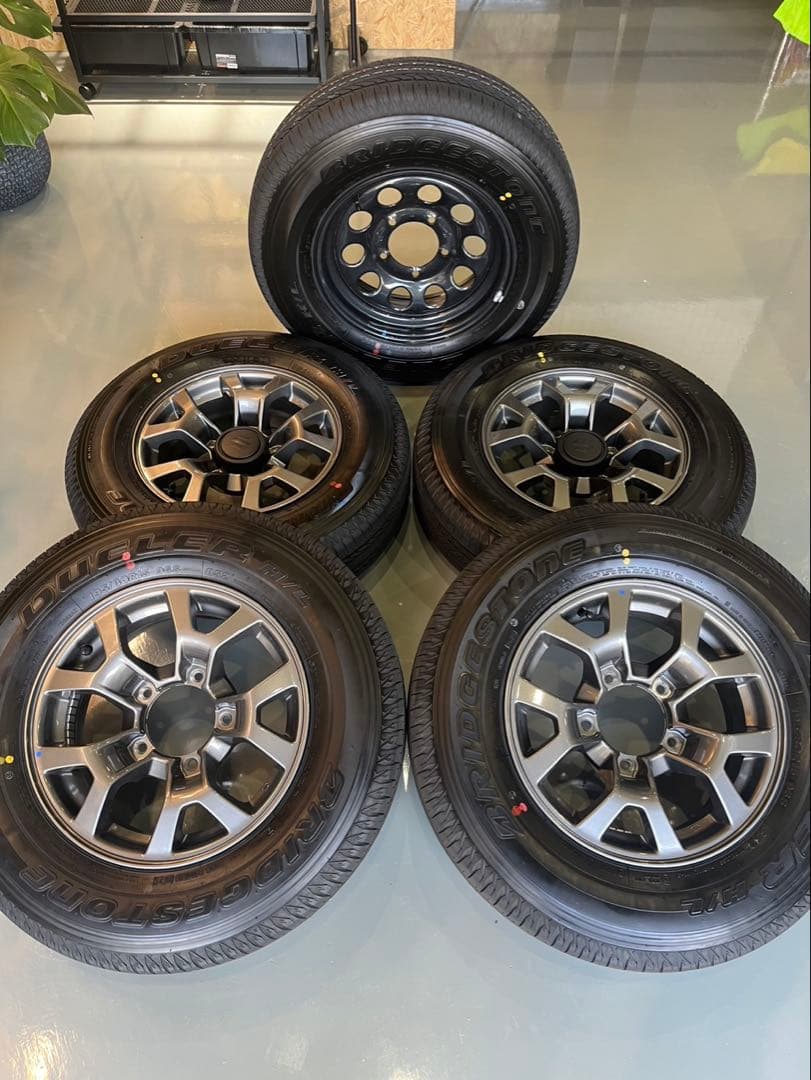 亀さんジムニーノマド　純正ホイールタイヤ　スペアタイヤ 5本セット