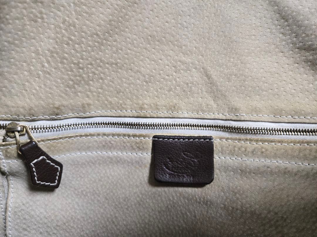 Cisei ダークブラウン レザー 2wayショルダーバッグ