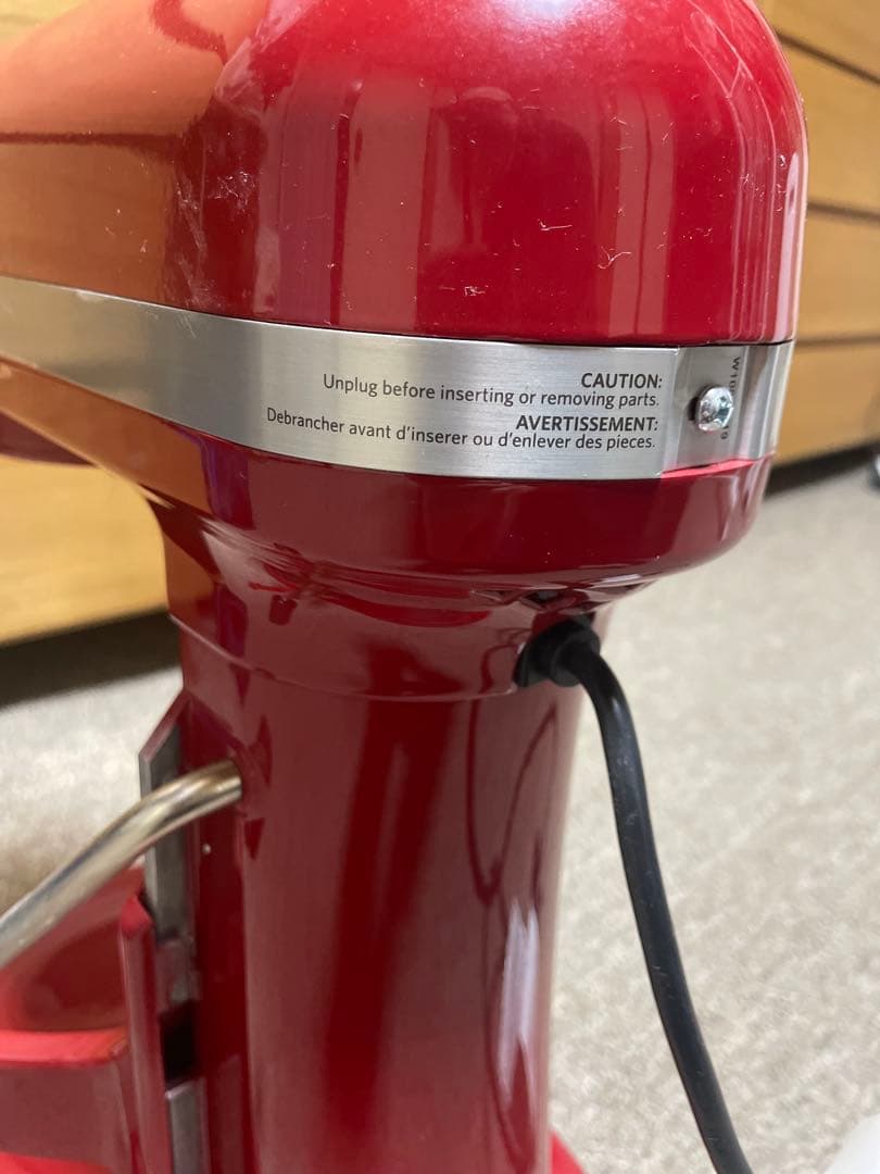 KitchenAid 6QT スタンドミキサー レッド