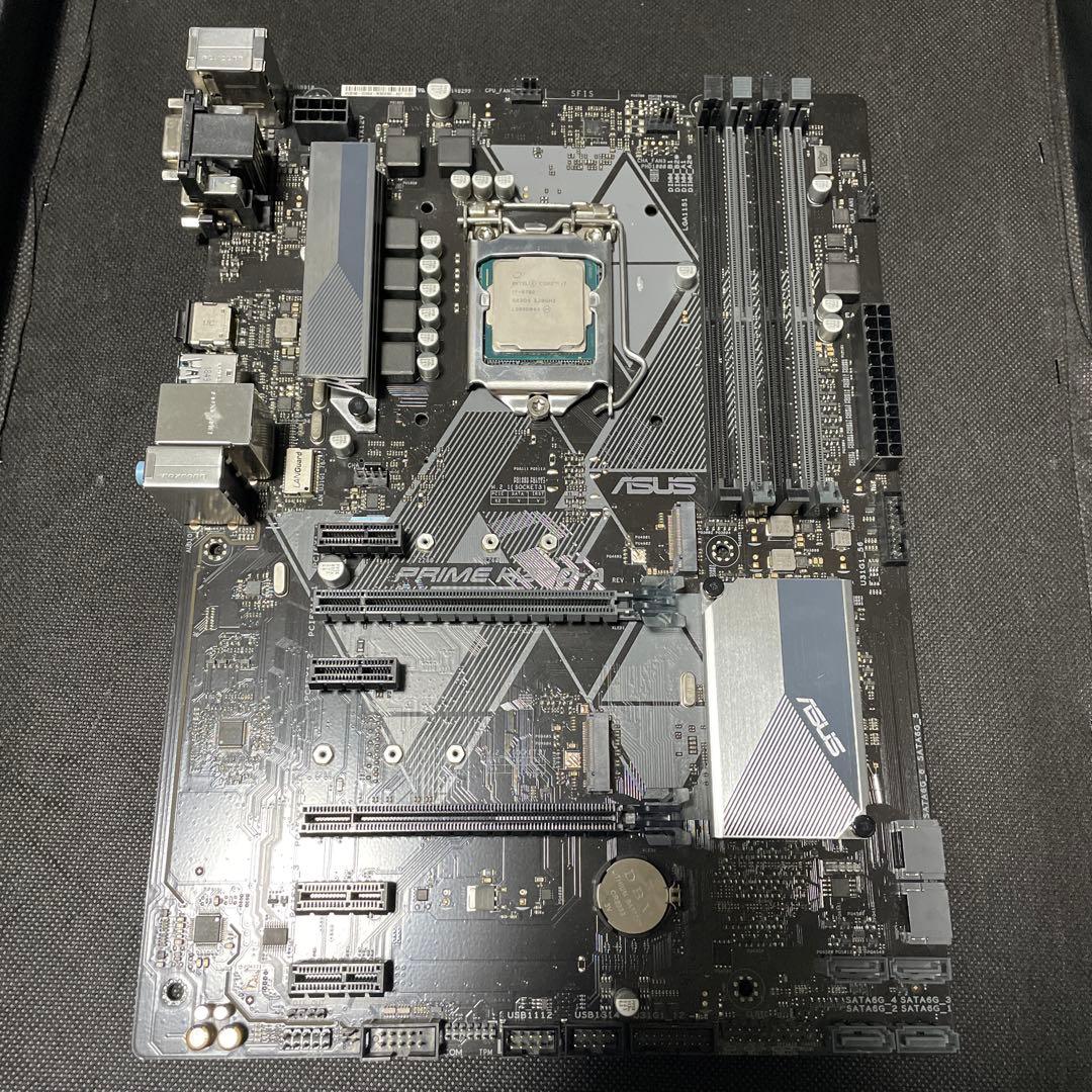 CPU intel core i7 8700 + asus prime h370-a