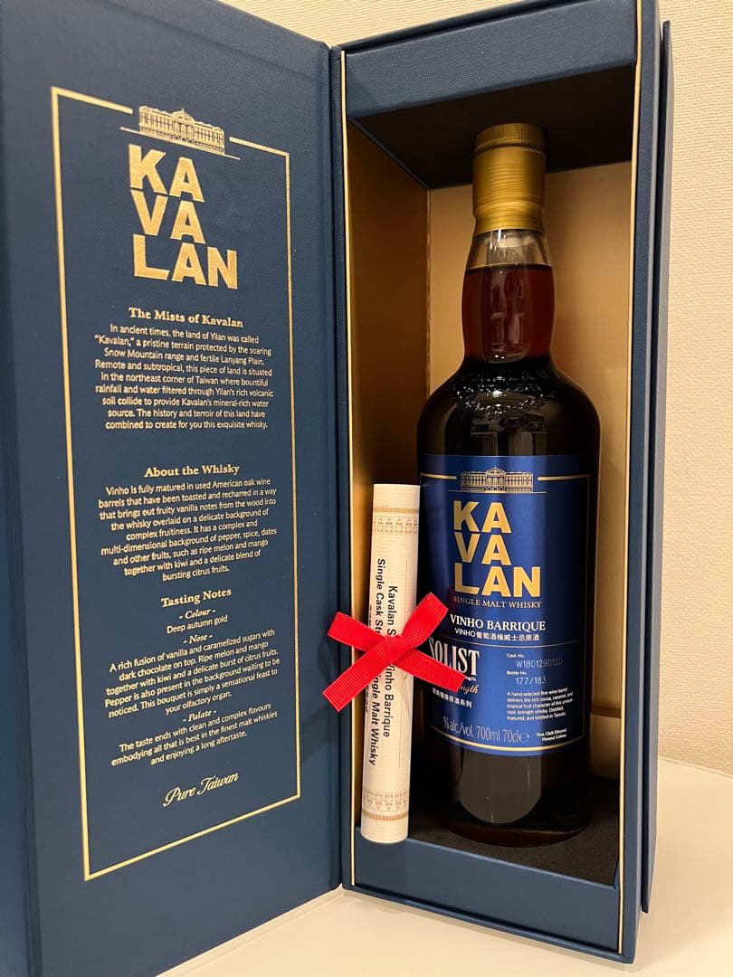 ウイスキー KAVALAN SOLIST Vinho Barrique 59.4%