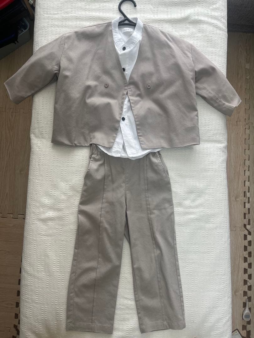 riziere ノーカラージャケットセットアップ 100cm