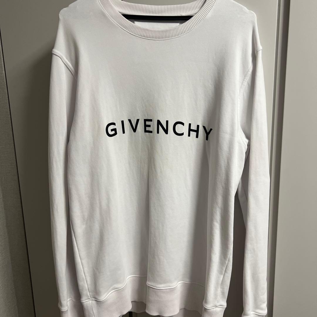 GIVENCHY ホワイト スウェット トレーナー