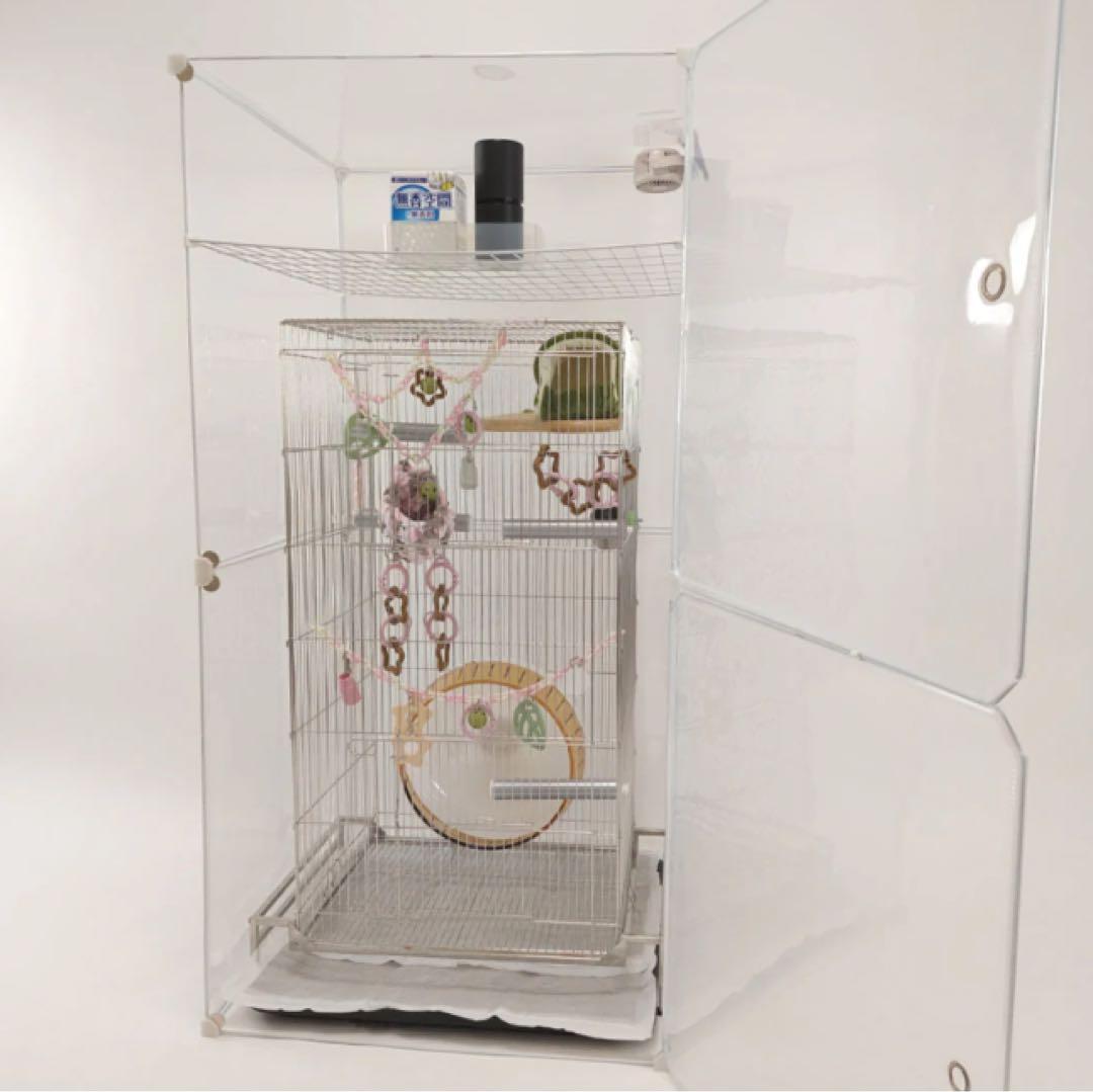 91cm,10秒掃除,ステンレスのモモンガケージ,日本初のトレー洗い不要