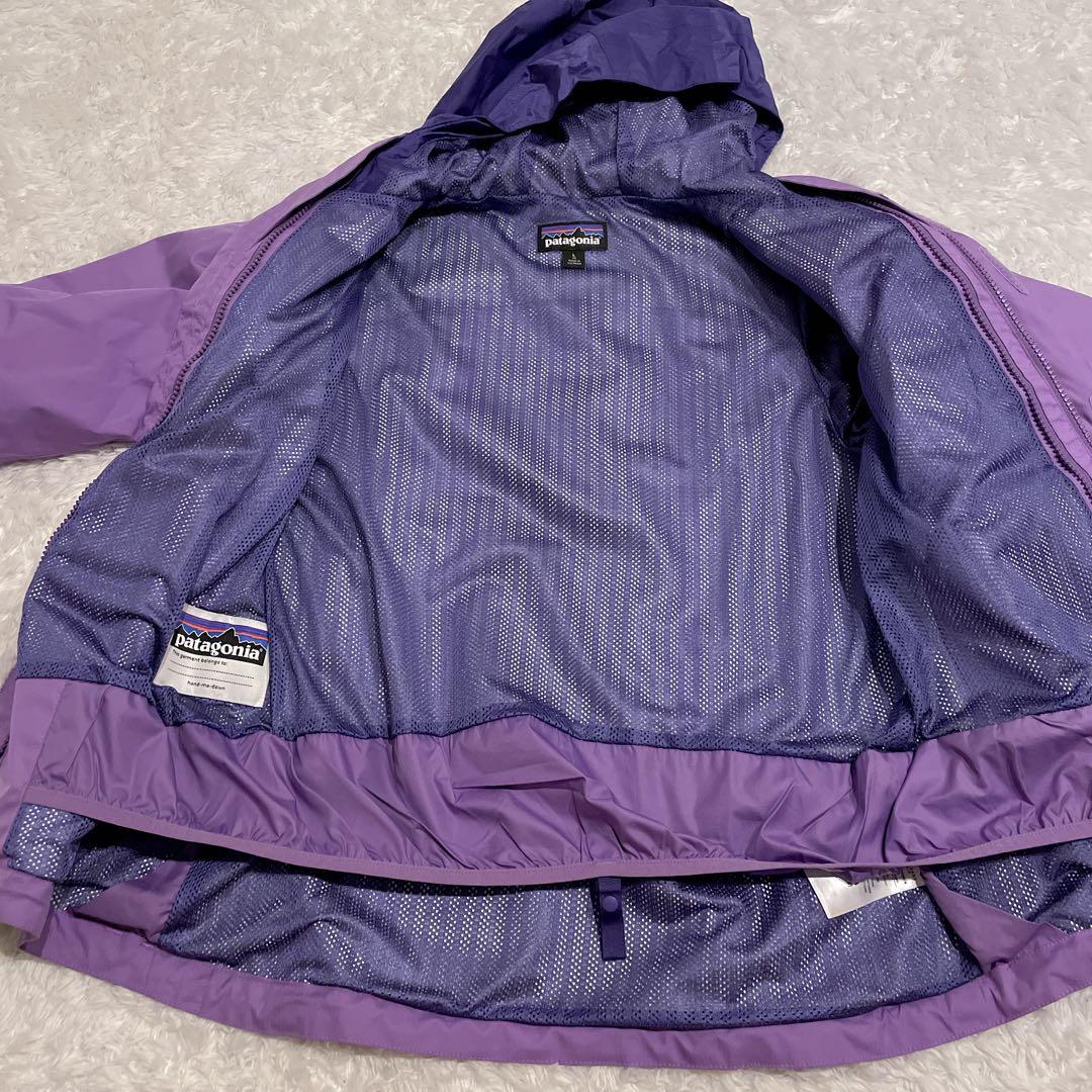 Patagonia極美品✨3way スキーウェア　アウター　パープル　キッズL