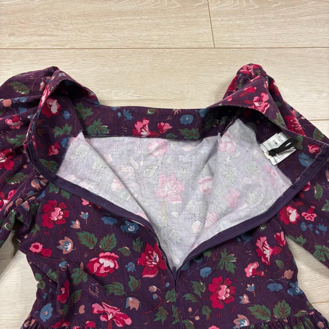 希少 大きいサイズLAURA ASHLEY ヴィンテージ 花柄 ロングワンピース