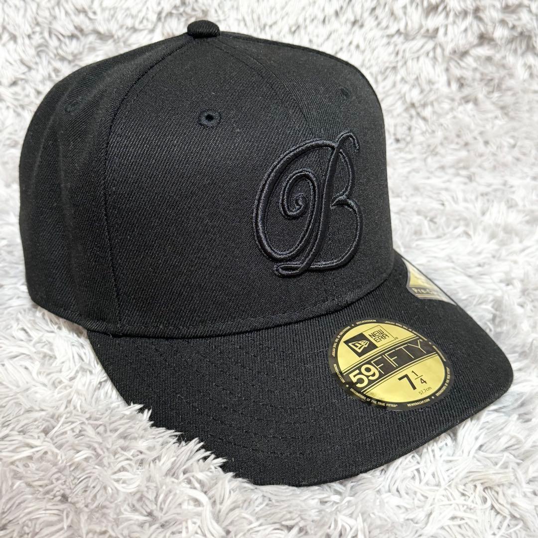 未使用★ブラックアイパッチ NEW ERA CAP ニューエラ 71/4