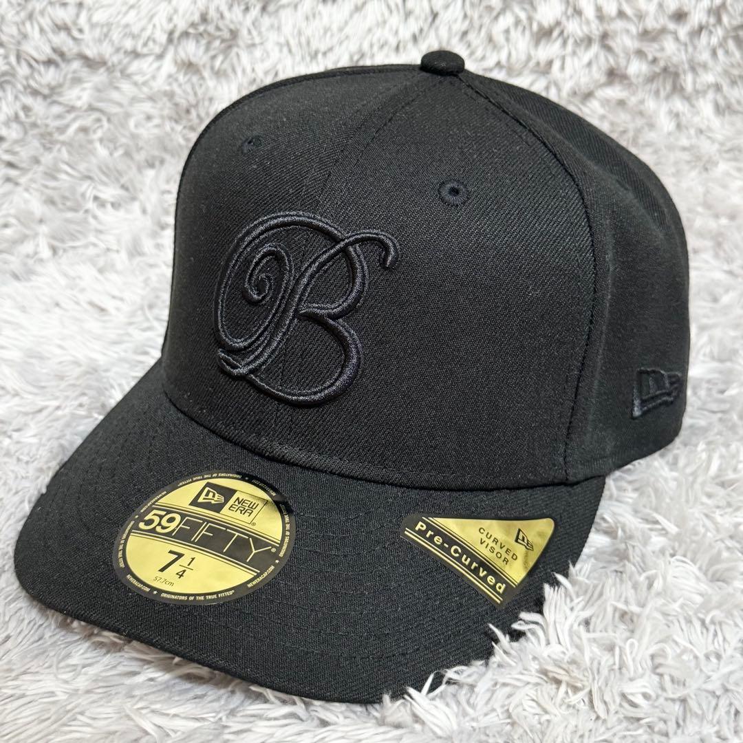未使用★ブラックアイパッチ NEW ERA CAP ニューエラ 71/4