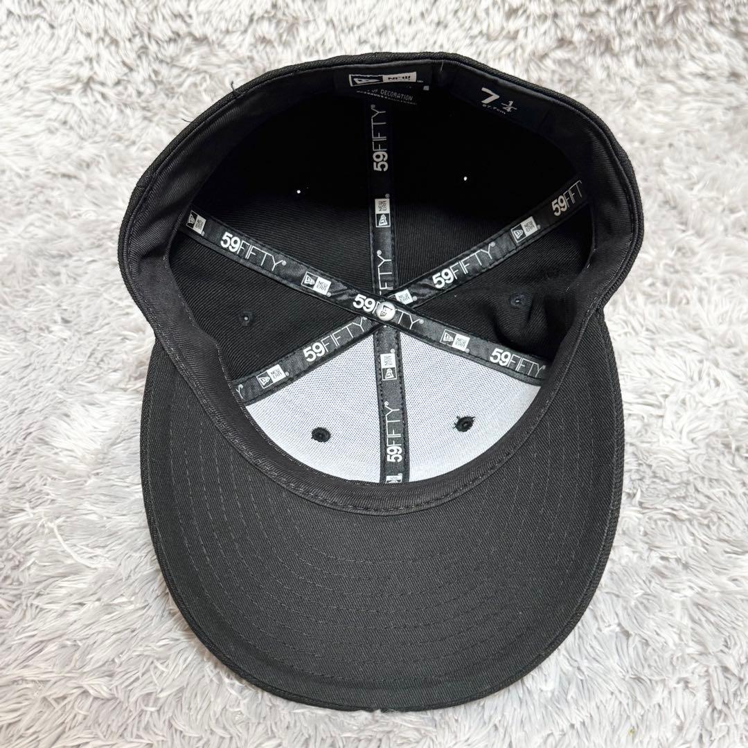 未使用★ブラックアイパッチ NEW ERA CAP ニューエラ 71/4