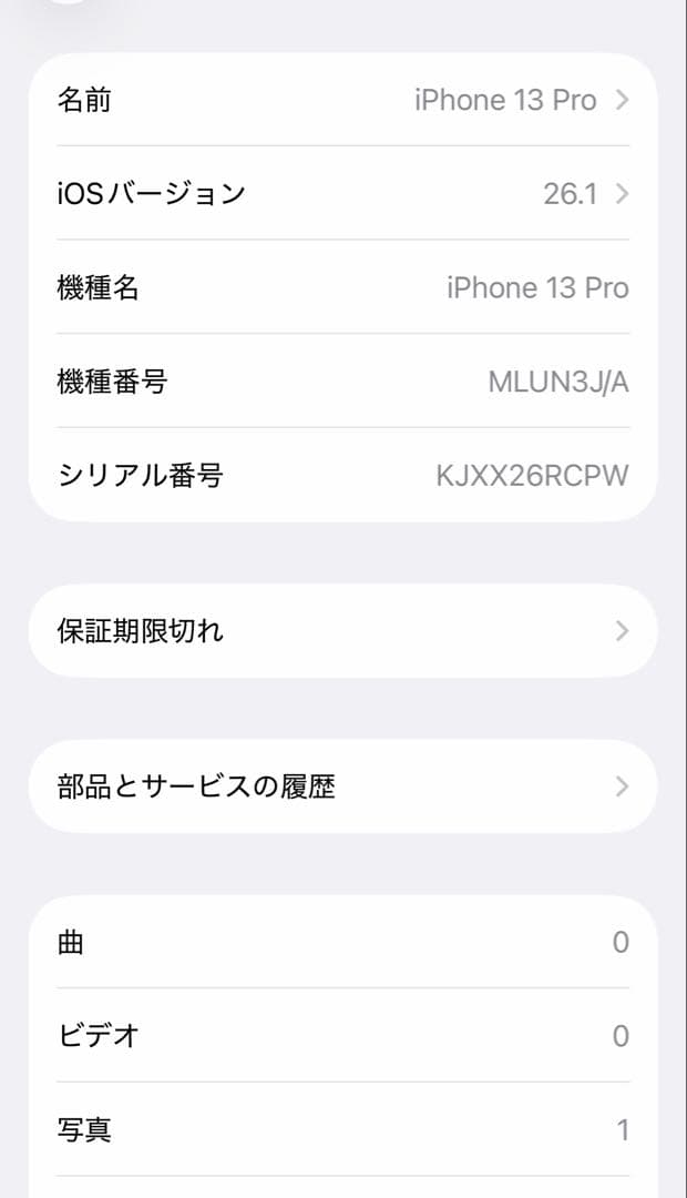 Katts Apple iPhone 13 Pro グラファイト 本体