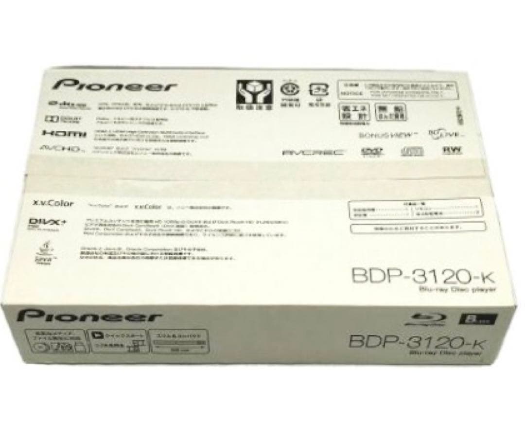 新品！Pioneer BDP-3120-K ブルーレイ・プレーヤー